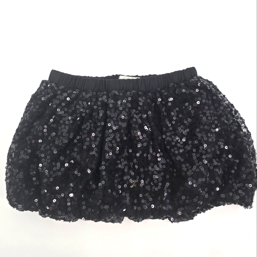 Cherokee Girl Black Sequin Skirt Size S